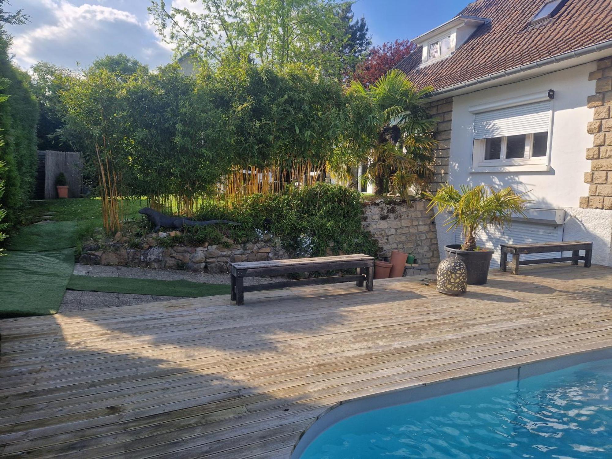 La Serenite Balinaise, Chambre Et Sdb Privee, Jardin , Piscine Et Jacuzzi En Saison, Pres De Chantilly, Parc Asterix Et Cdg Et Paris En 20' Orry-La-Ville Екстер'єр фото