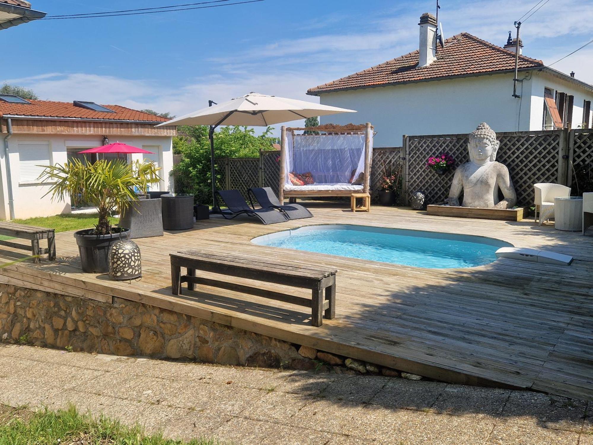 La Serenite Balinaise, Chambre Et Sdb Privee, Jardin , Piscine Et Jacuzzi En Saison, Pres De Chantilly, Parc Asterix Et Cdg Et Paris En 20' Orry-La-Ville Екстер'єр фото